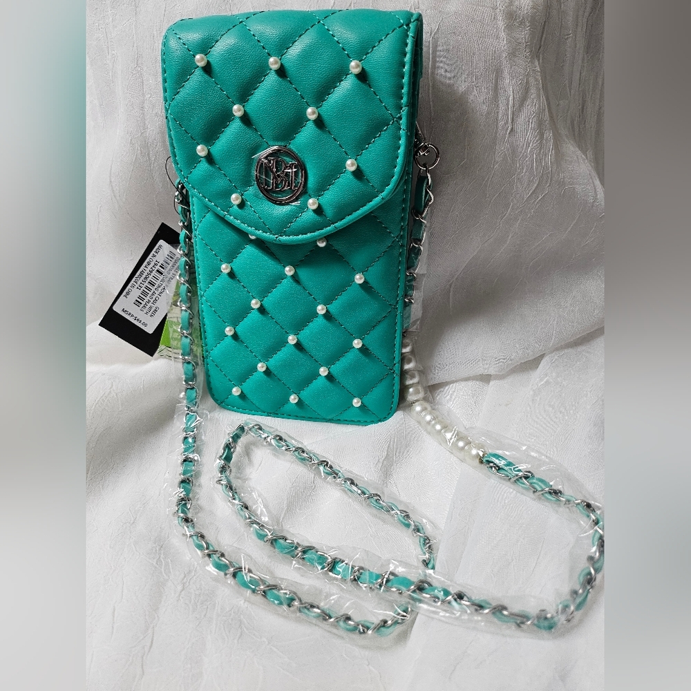 Badgley  Mischka Women's crossbody wallet-phone case